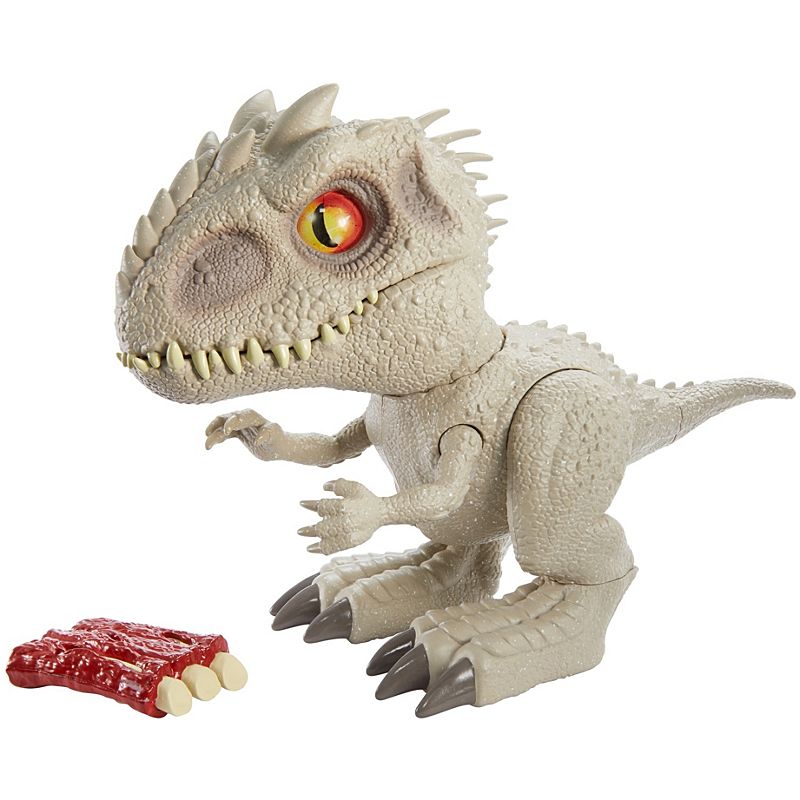 쥬라기 세계 캠프 백악기 먹이 광란 Indominus 렉스 작은 공룡 모델 시뮬레이션 삼키기 어린이를위한 최고의 선물